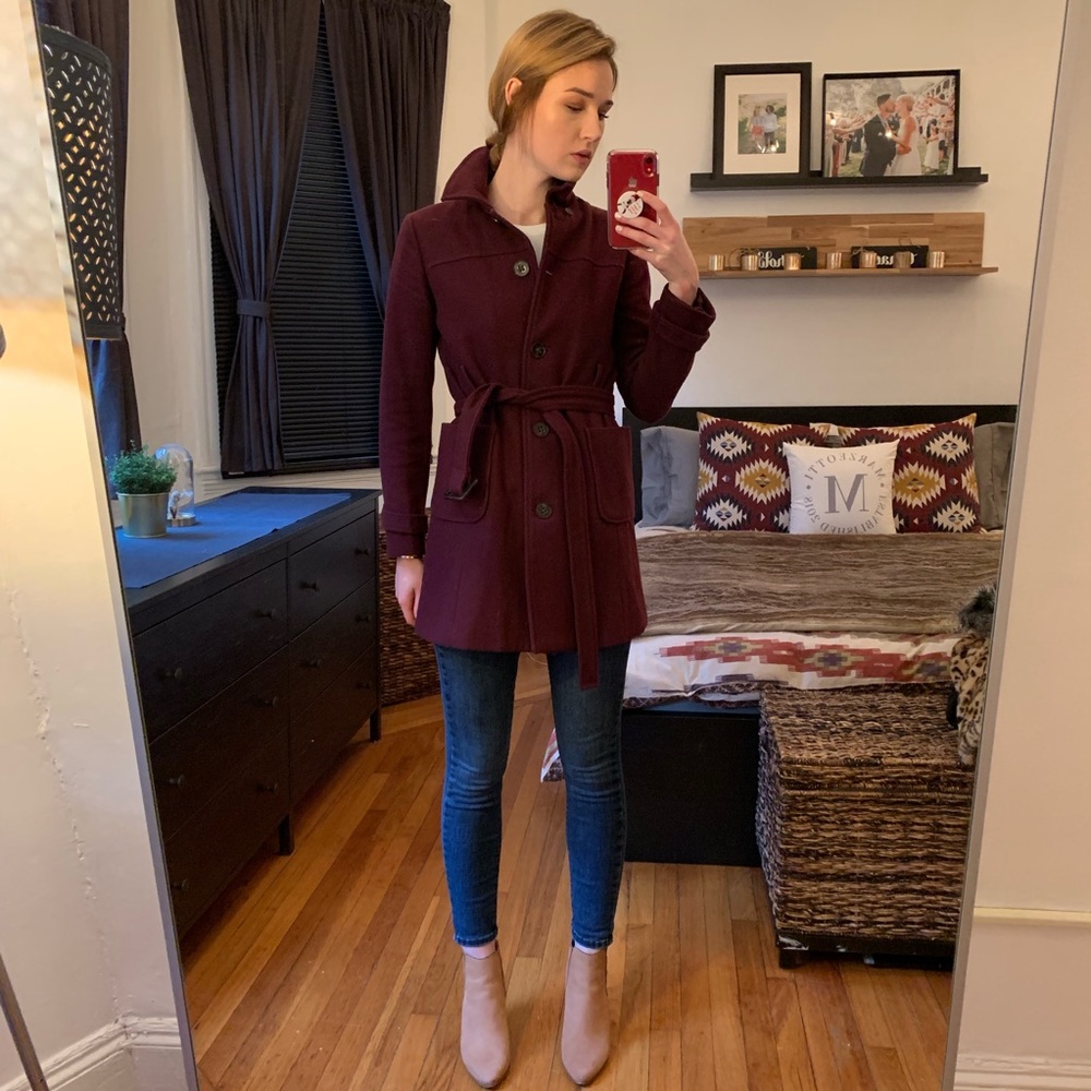 Banana Republic Wool Trench Coat